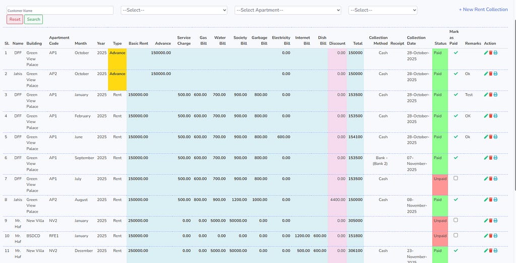 Rent Collection - Residoo - Apartment Management Software